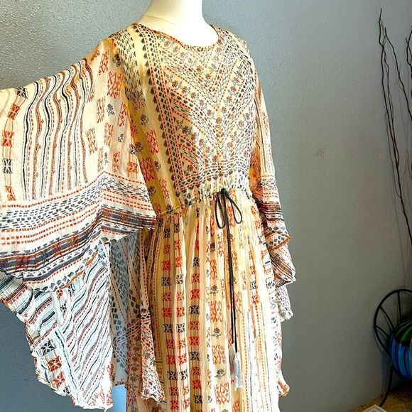 NEW Soft surroundings Terra Fresca midi caftan dress size M - Picture 5 of 9
